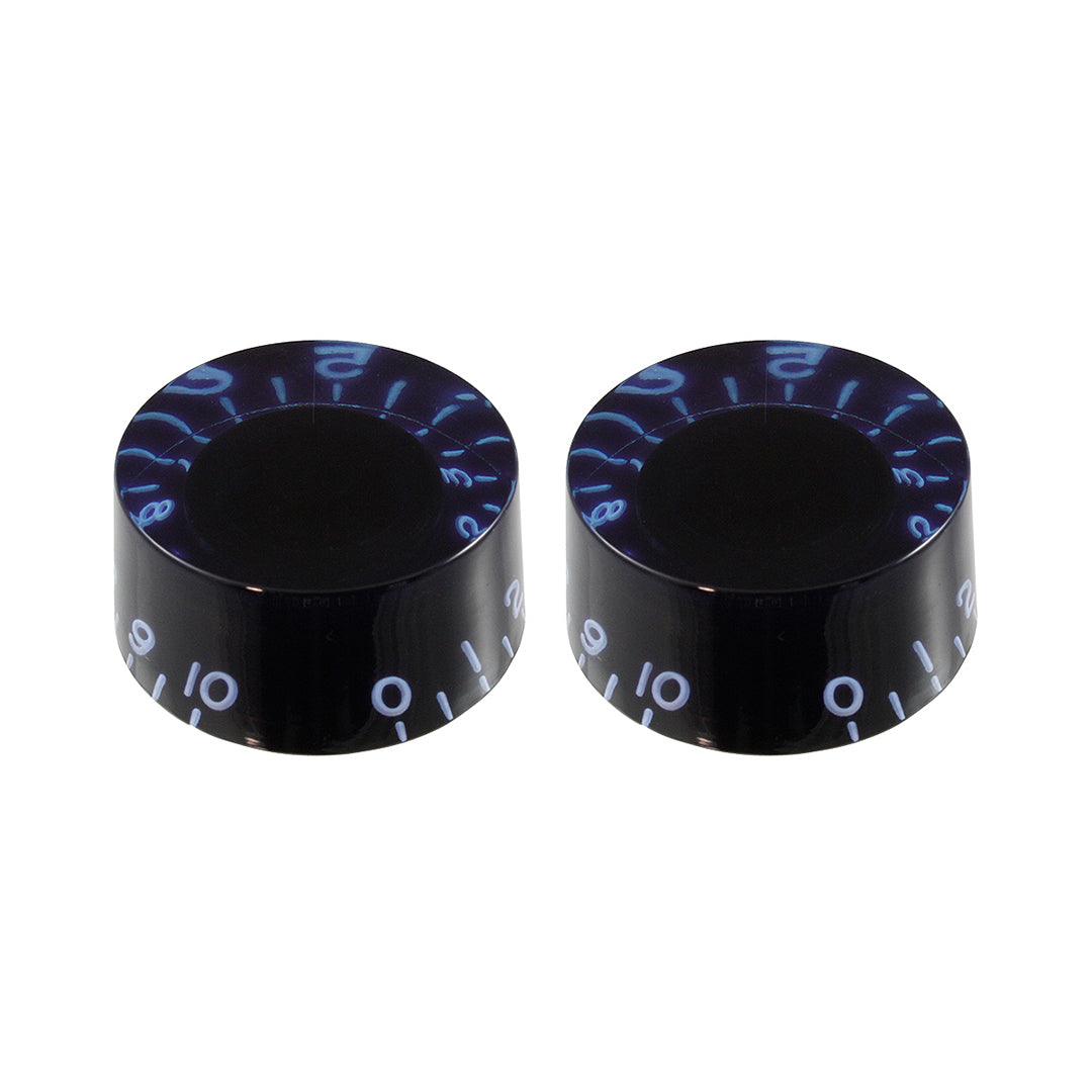 tinted speed knob set view blue