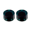 PK-0134 Set of 2 Vintage-style Tinted Speed Knobs - Green tint