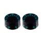 tinted speed knob set view green