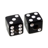 PK-3250 Set of 2 Unmatched Dice Knobs - Black