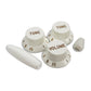 strat knob kit exploded view white