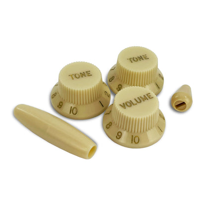 strat knob kit exploded view vintage cream