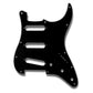 primo pickguard for strat front view 3-ply vintage black