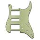 primo hum/single/hum pickguard for strat front view 3-ply mint green