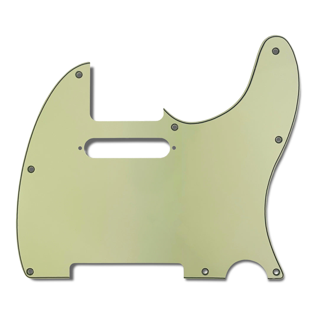 primo tele pickguard 3-ply mint green