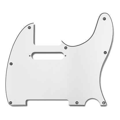 primo tele pickguard 3-ply white