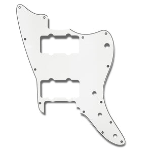 white primo jazzmaster pickguard cut 3-ply