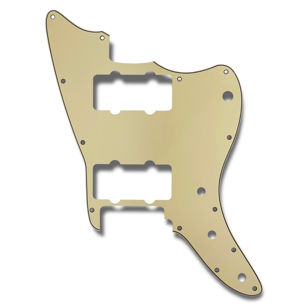 primo jazzmaster pickguard strat trem cut 3-ply vintage cream