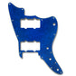 primo jazzmaster pickguard strat trem cut 3-ply blue pearloid