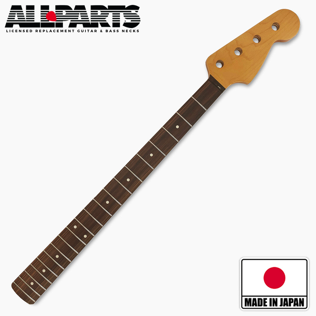 Mástil de repuesto PRF Allparts “Licenciado por Fender®” para Precision Bass®