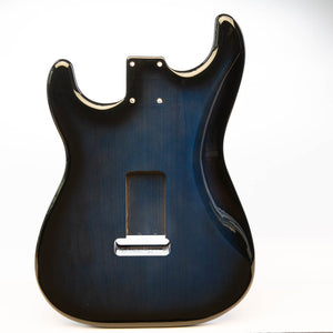 primo midnight ocean burst strat body back view