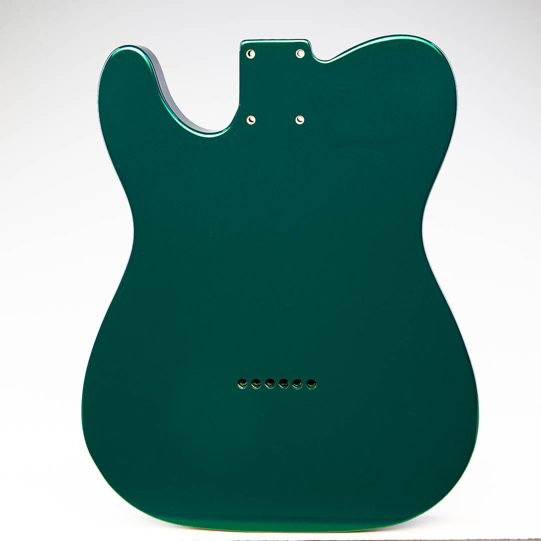 primo forest green tele body back view