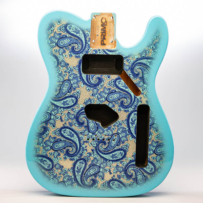 primo blue paisley front view