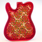 primo pink paisley tele body back view