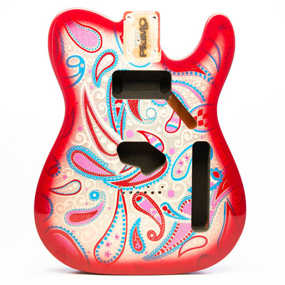 primo fiesta paisley tele body front view