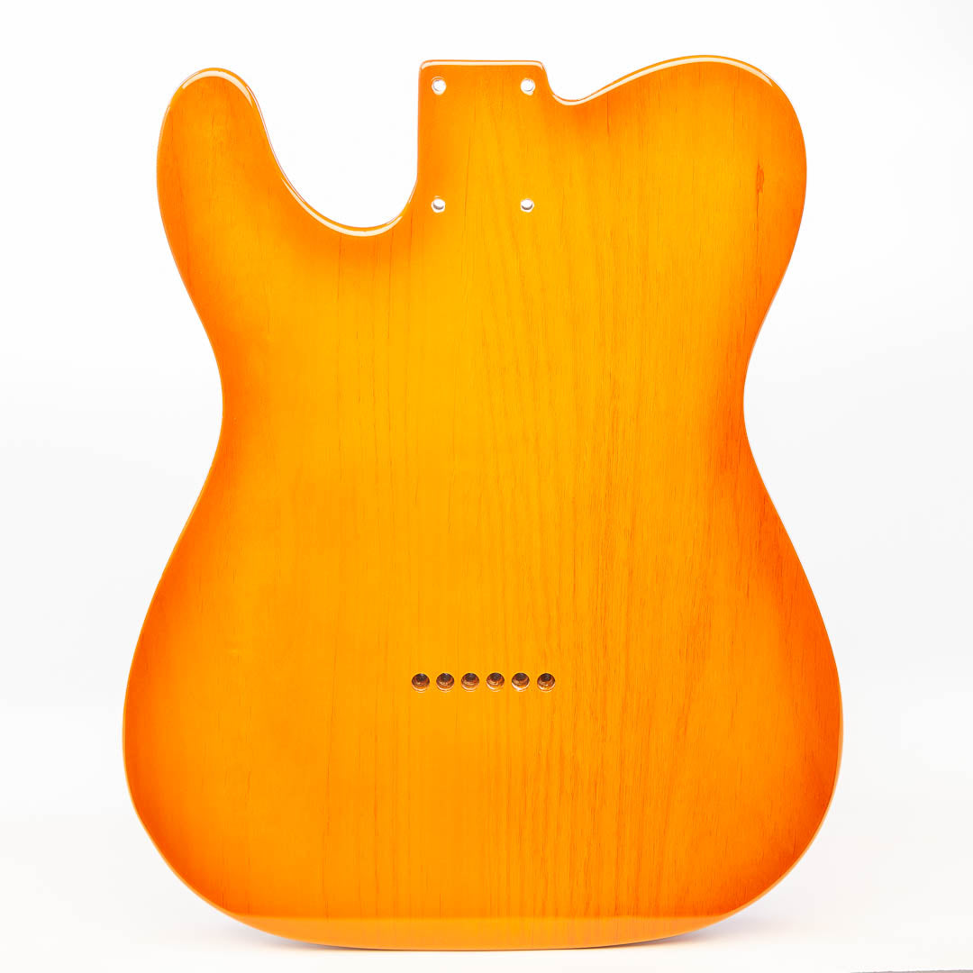 primo vintage burst tele body back view