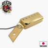 Pastilla Humbucking flotante Razor® Jazubakkā Jazz Bucker - Puente de montaje en golpeador - Oro