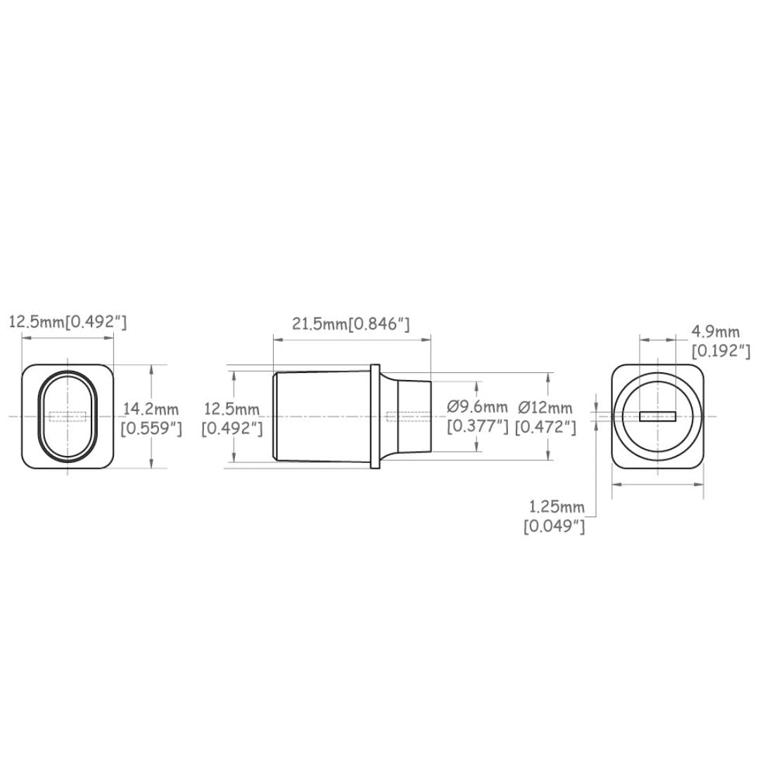 top hat switch tip set line drawing