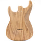 ap select roasted ash and paulownia strat body back view