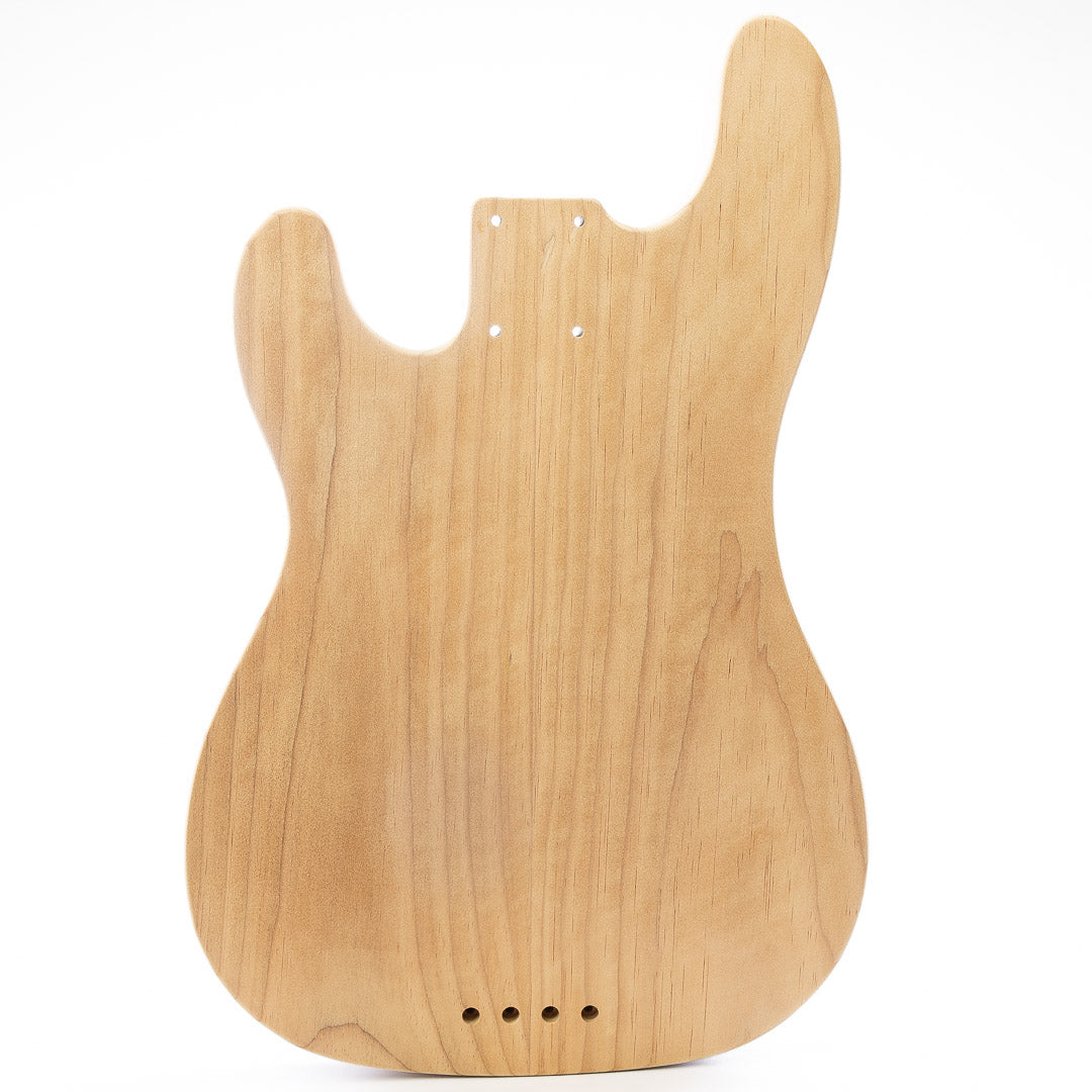 ap select roasted sugar pine tele bass body back view