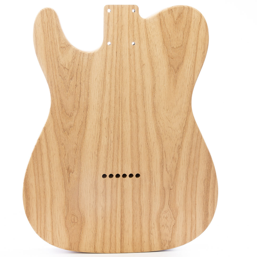 ap select roasted ash and paulownia nashville tele body back view