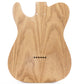 select roasted ash and paulownia tele body with p90 neck pickup route back view