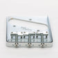 halon full aluminum ashtray tele bridge back view chrome