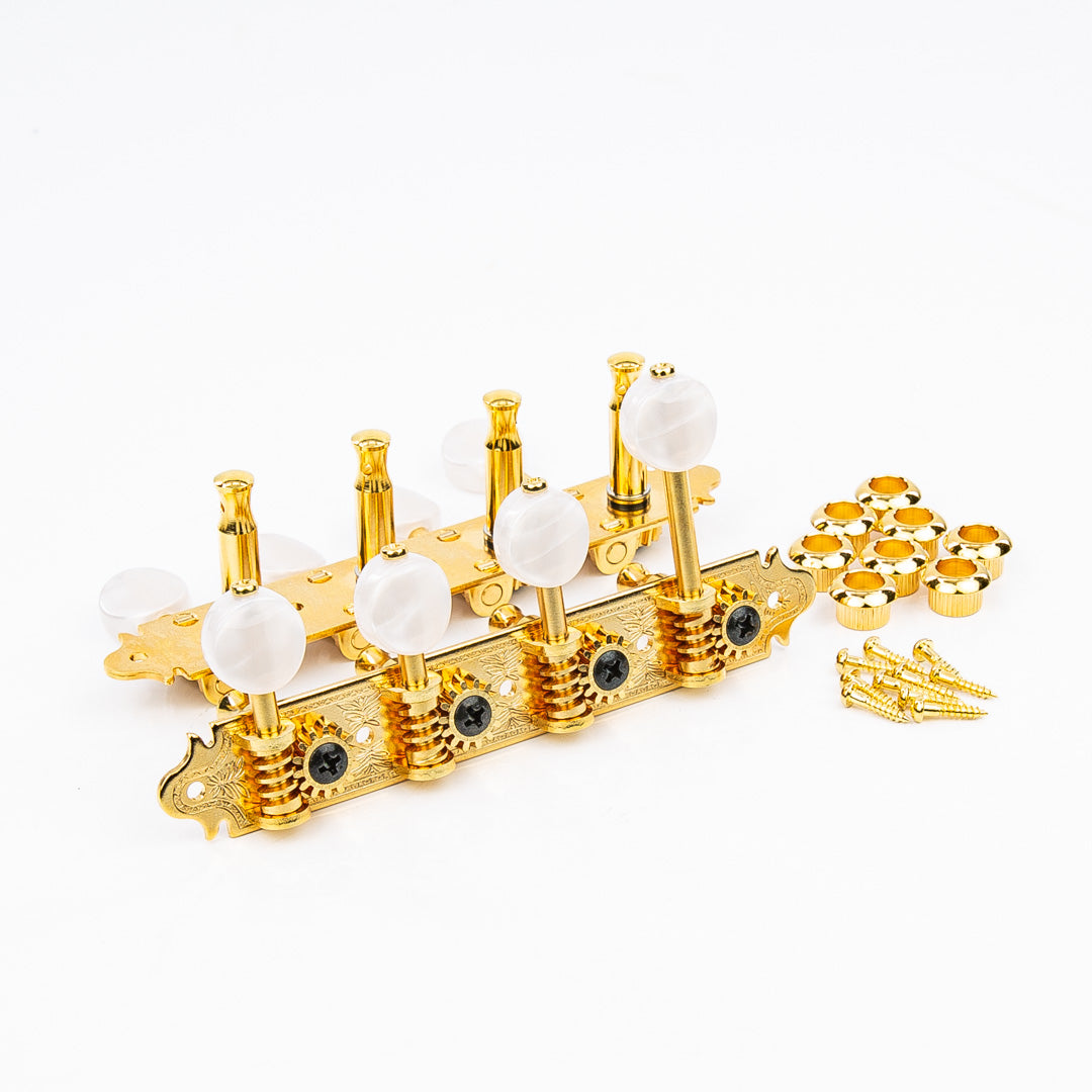 gotoh f style mandolin keys reverse wound set view  gold