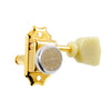 TK-0736 Gotoh SD90-MGT Afinadores de bloqueo 3x3 con botones Keystone - Oro