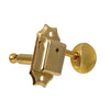 TK-0775 ECONOMY VINTAGE-STYLE 3X3 KEYS WITH METAL BUTTONS - Gold