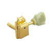 TK-0884 Gotoh SD91 Teclas de 6 en línea estilo vintage con botones Keystone - Oro