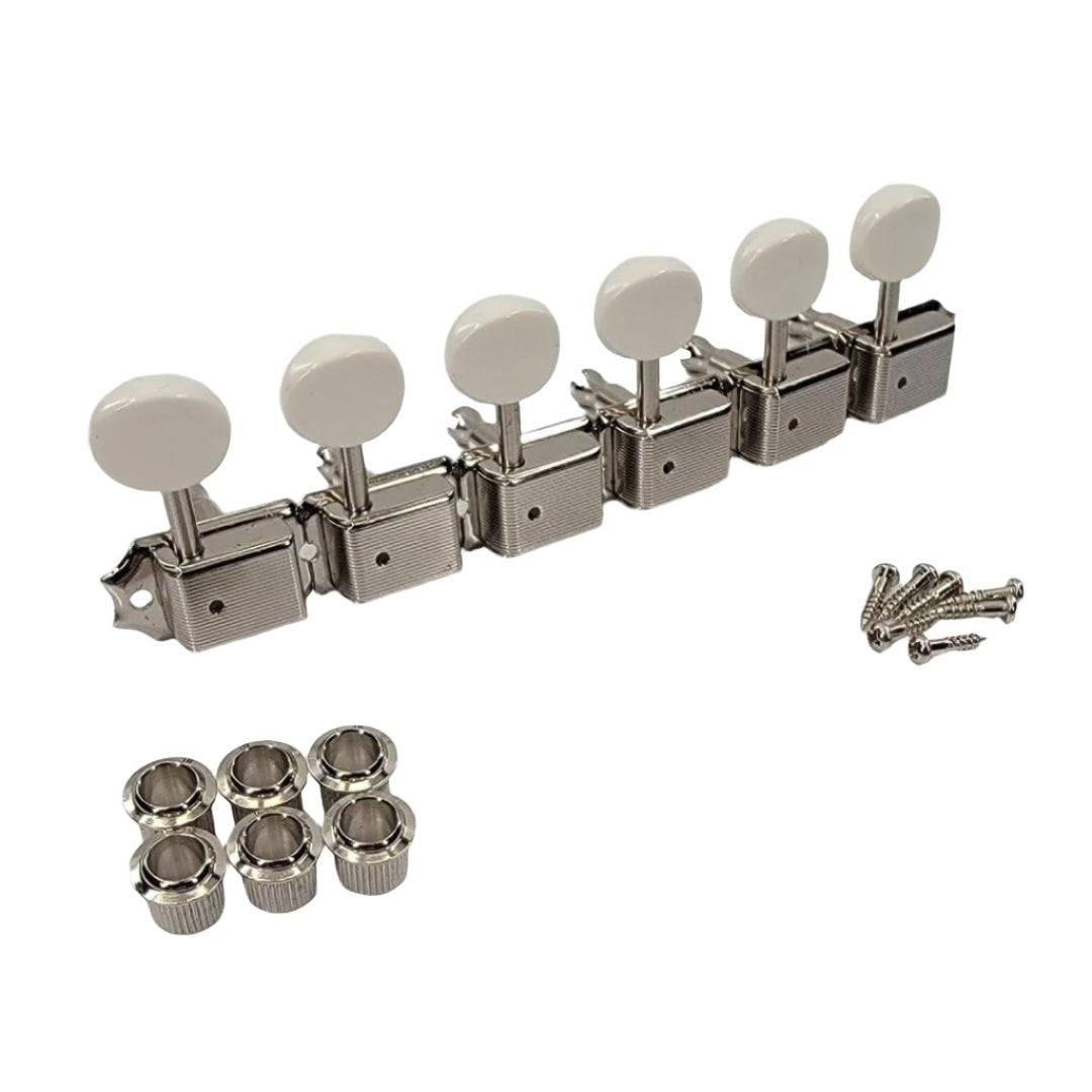 vintage in line set view nickel