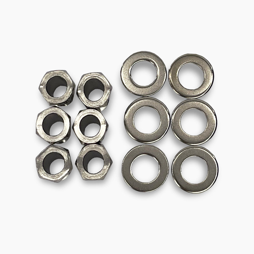 Screw-in bushing and washer view nickel