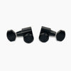 True Lok Mid-Size Locking Tuners - 3x3, Single Pin - Black