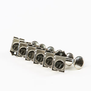 true tune 6 in-line keys w/ oval button set view nickel 