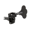 TK-7566 Single Lightweight Small Post Bass Key - Black