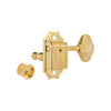 TK-7720 GOTOH SD90 VINTAGE-STYLE 3X3 KEYS WITH SCALLOPED BUTTONS - Gold