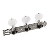 TK-7949 GOTOH DELUXE CLASSICAL TUNER SET WITH PEARLOID BUTTONS - Nickel