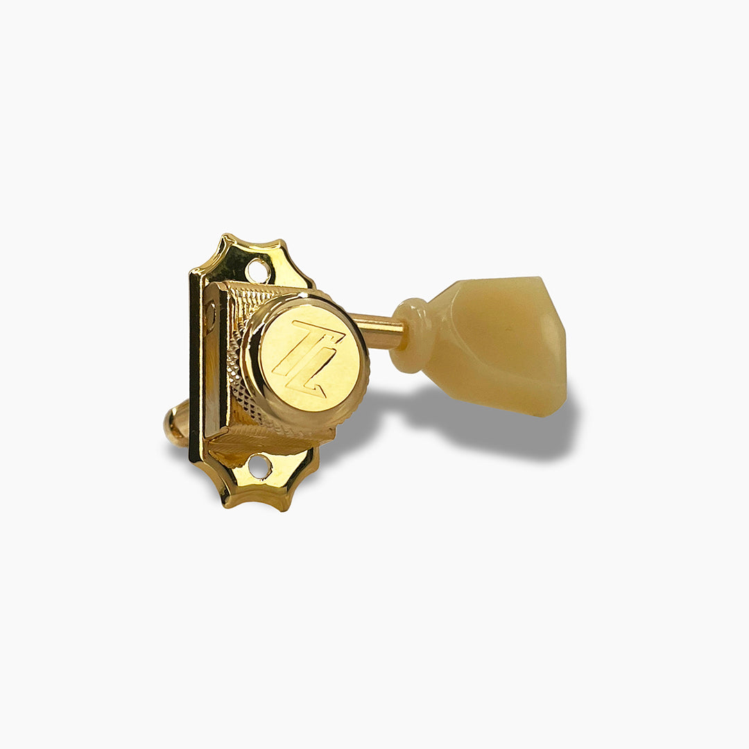 vintage locking 3x3 single front view gold