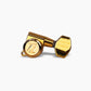 locking tuner single front view gold