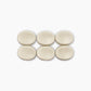 gotoh plastic oval button set view white