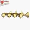 Leo Quan® Badass SGT™ Bass Keys - Sealed - 4-in-line set - Gold