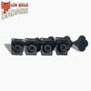 Leo Quan® Badass OGT™ Bass Keys - Open Gear Small Post - 4-in-line set - Black