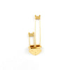 TP-0433 Frequensator Style Trapeze Tailpiece - Gold