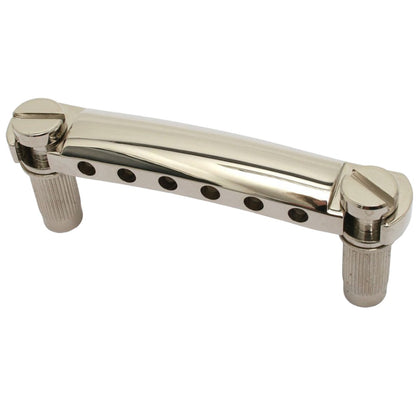 stop tailpiece front view nickel