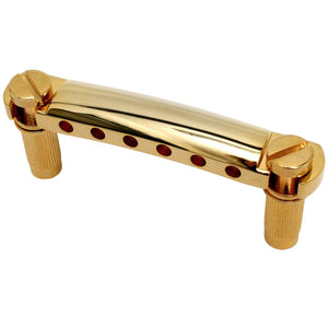 stop tailpiece front view gold