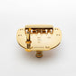 halon patented jazzmaster vibrato tailpiece front view gold