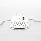 halon patented jazzmaster vibrato tailpiece front view with hardware satin chrome