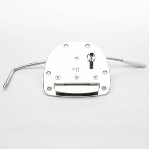 halon jazzmaster vibrato with hardware front view chrome