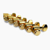 True Lok Mid-Size Locking Tuners - 6-in-line, Single Pin - Gold